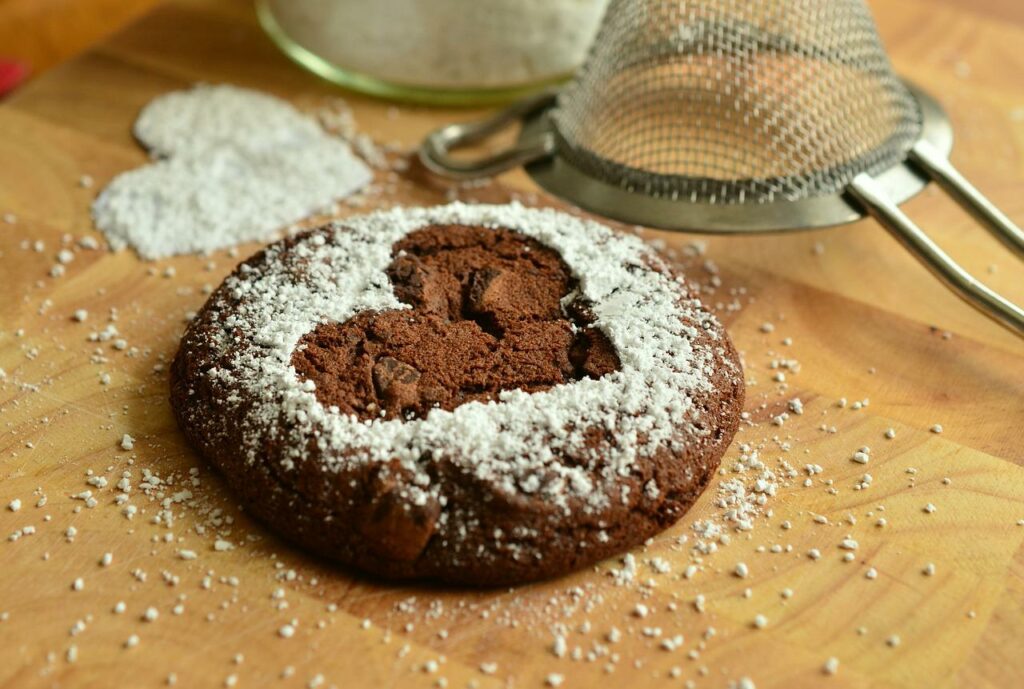 Keks Schokolade lecker Herz Typisch dänische Kekse Gebäck mit Tradition