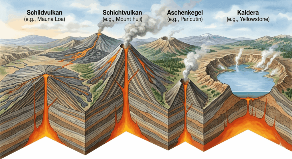 Alle 4 Vulkanarten im Blick 2026
